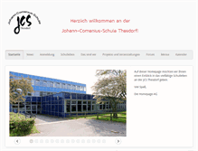 Tablet Screenshot of jcs-thesdorf.de